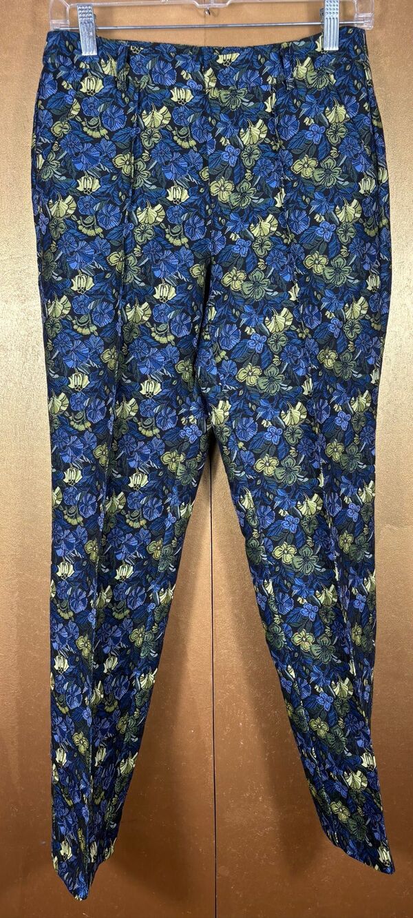 Current air Anthropologie bluebell jacquard pants size Xs